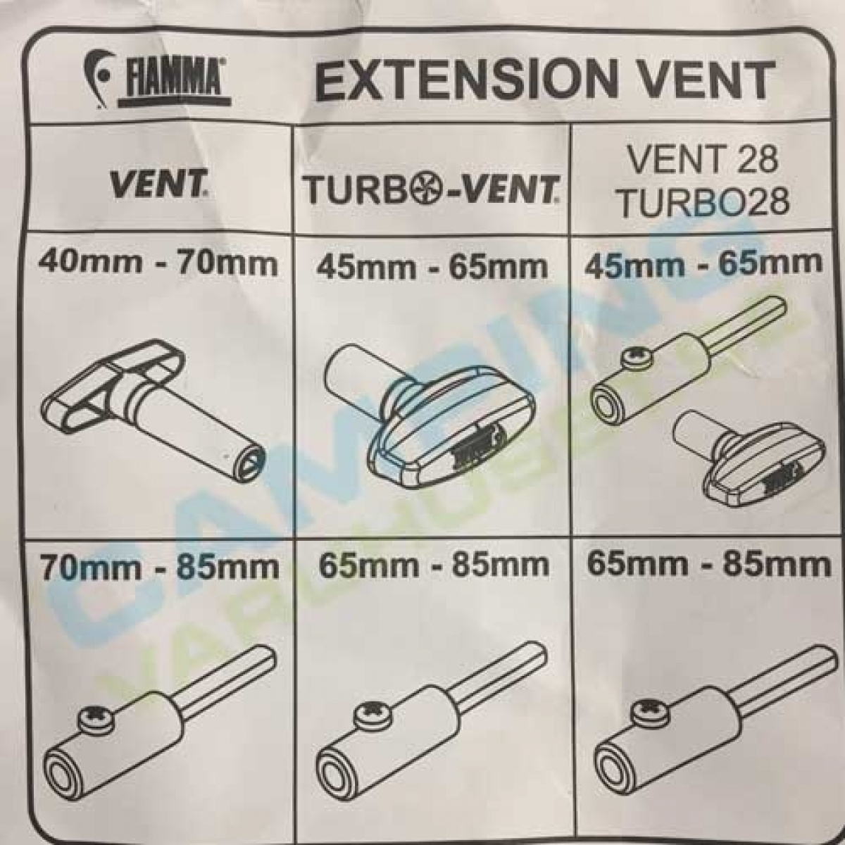 Fiamma Förlängningskit i gruppen Husvagn & Husbil / Kaross / Takluckor / Tillbehör till takluckor hos Campingvaruhuset i Norden AB (68023)