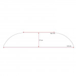 Hjulhuskappa Hobby för boggiaxlad 2009-2021