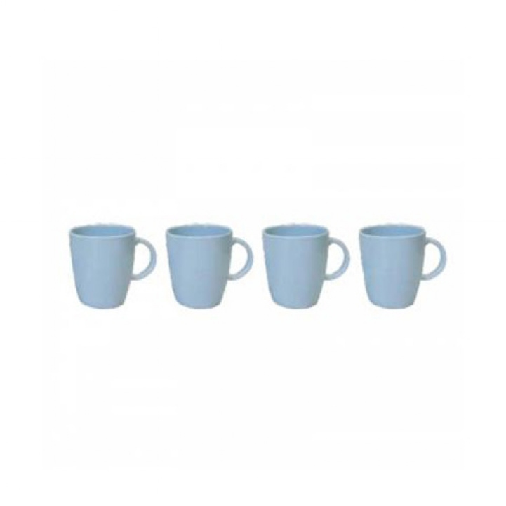 Mugg Seramika Vit 4-Pack i gruppen Hushåll & Kök / Glas & Muggar / Muggar och Kaffekoppar hos Campingvaruhuset i Norden AB (68274)