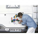 Europakarta Klisterdekal