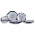 Royal Camping Melaminservis Shell 12-delar