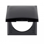 Berker Integro Ram Med Lock Blanksvart