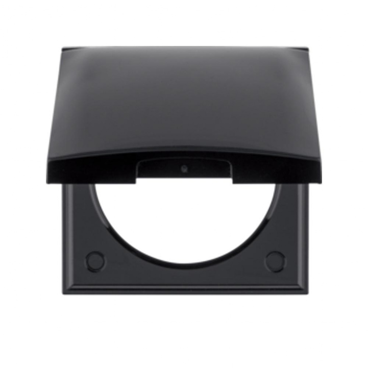 Berker Integro Ram Med Lock Blanksvart i gruppen Husvagn & Husbil / Elektronik / Strömbrytare & In/Uttag / Ramar hos Campingvaruhuset i Norden AB (69189)