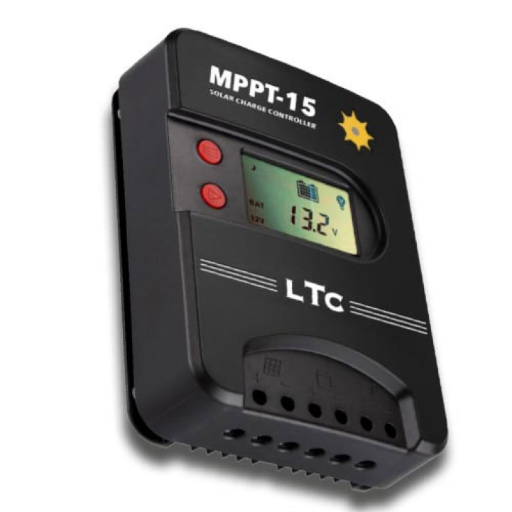 LTC Regulator MPPT 15AMP Med Display i gruppen Husvagn & Husbil / Elektronik / Solpaneler / Solcellsregulatorer / MPPT hos Campingvaruhuset i Norden AB (69514)