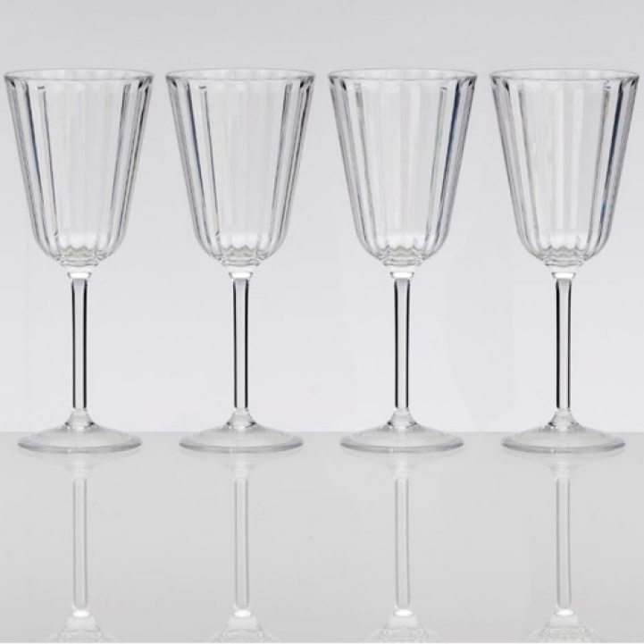Vinglas Crystal Line 280 ml 4-Pack i gruppen Hushåll & Kök / Glas & Muggar / Vinglas hos Campingvaruhuset i Norden AB (69653)