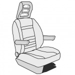 Stolsöverdrag Isri Atessa Med Stoppning Fiat Ducato mm Stolsöverdrag Isri Atessa Med Stoppning Fiat Ducato mm