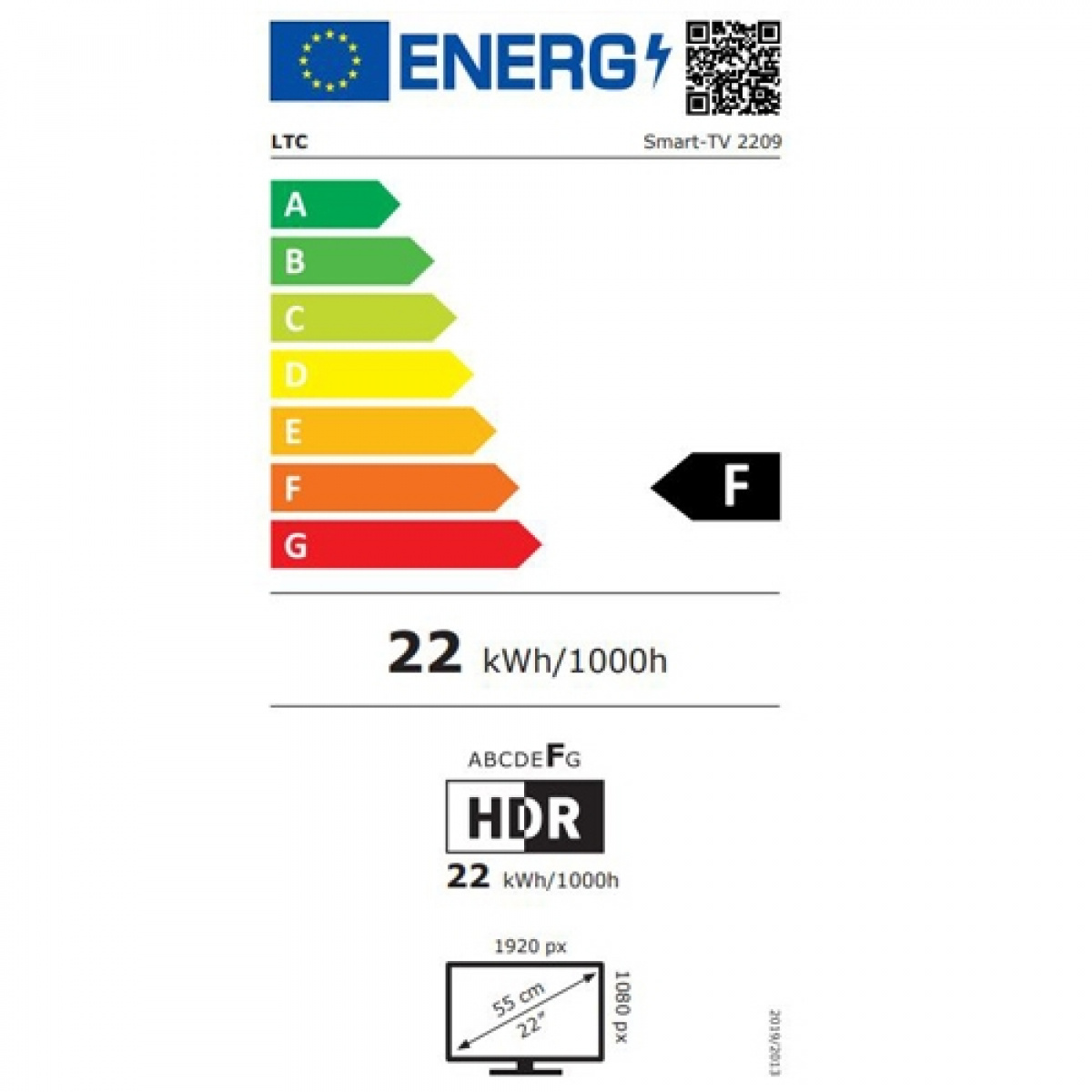 LTC Led Smart-Tv 22 tum i gruppen Husvagn & Husbil / Elektronik / Tv, Bild & Ljud / TV hos Campingvaruhuset i Norden AB (70239)