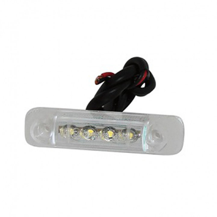 Baklykta Jokon LED 12V Transparent/röd i gruppen Husvagn & Husbil / Elektronik / Trafik & Utvändig belysning / Ytterbelysning hos Campingvaruhuset i Norden AB (70497)