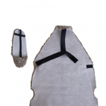 Fårskinnsklädsel Set med 3 st skinn Beige.