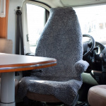 Fårskinnsklädsel Set med 3 st skinn Grå