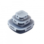 Hopfällbara Matlådor 3-pack