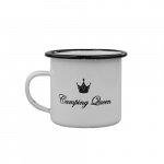 Emaljerad Mugg Camping Queen 230 ml