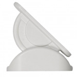 Dörrhållare Rund Vit