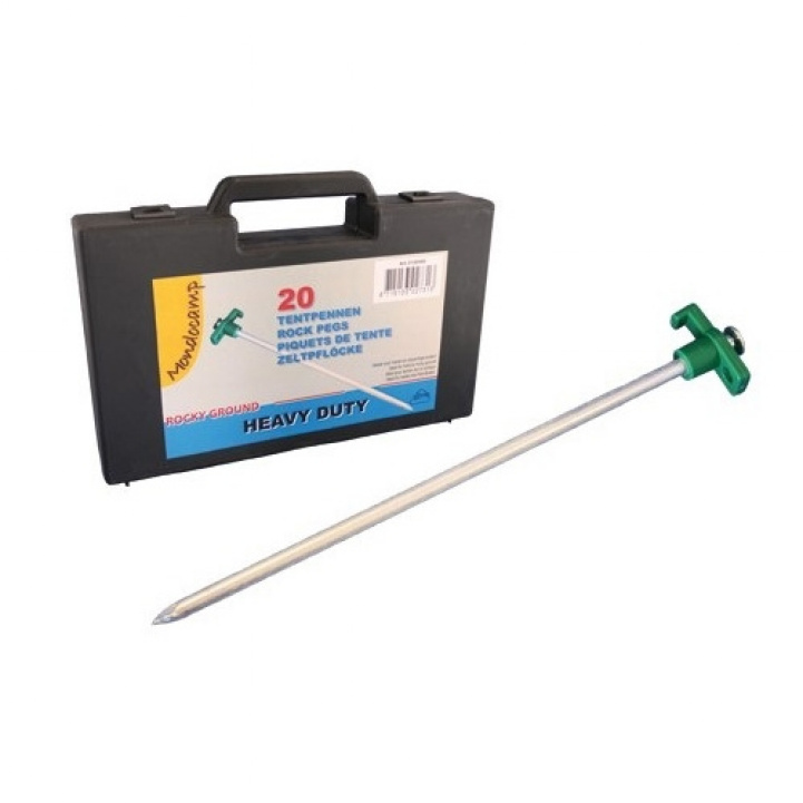 Tältpinnar Med Väska 25cm 20-Pack i gruppen Förtält & Markiser / Tillbehör-Reservdelar / Tillbehör Lufttält / Övriga Tillbehör Lufttält hos Campingvaruhuset i Norden AB (71847)