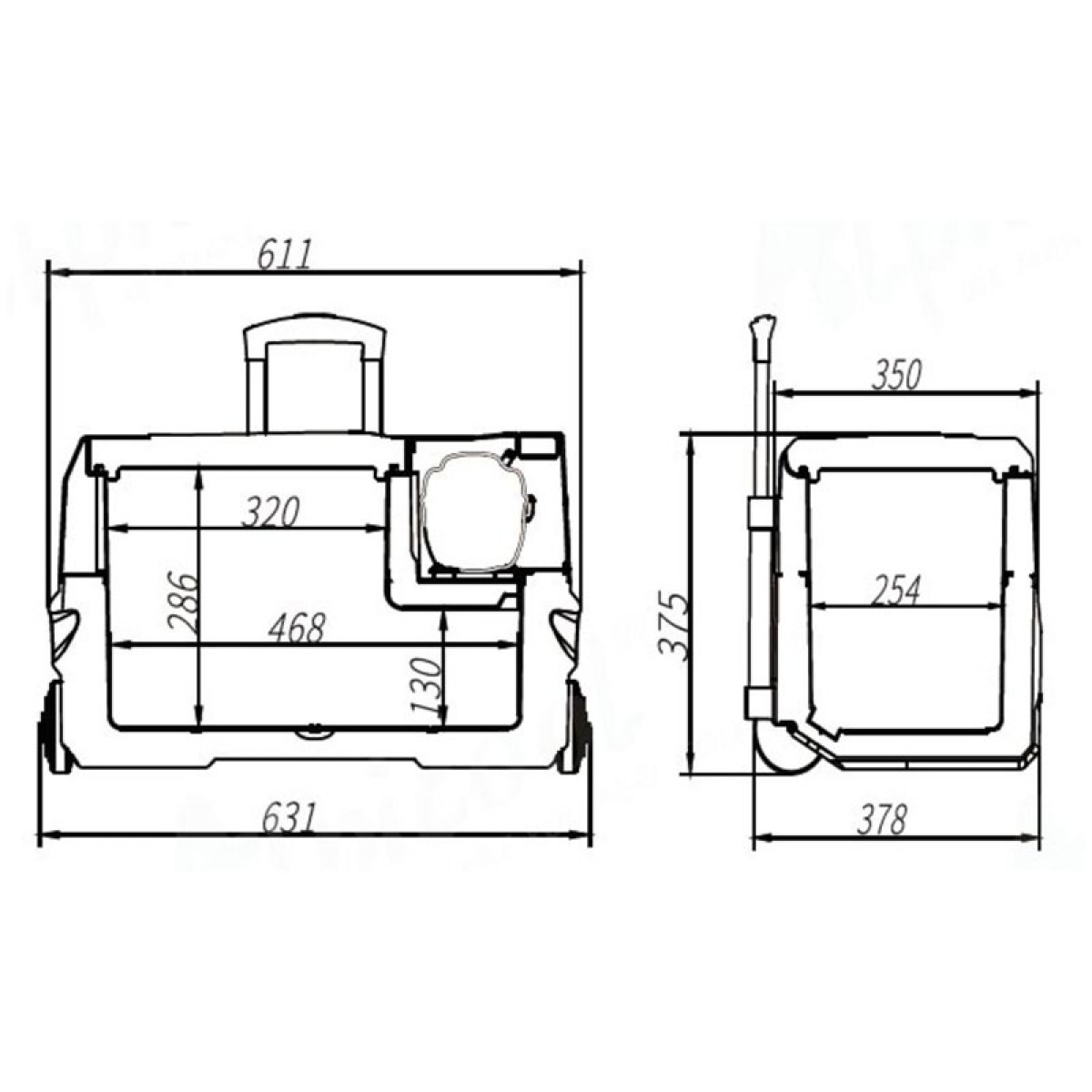 Smart Living Kompressorkyl 30l Cool Recharge i gruppen Husvagn & Husbil / Värme, Kyla & Ventilation / Kylskåp & Kylboxar / Kylboxar hos Campingvaruhuset i Norden AB (71859)