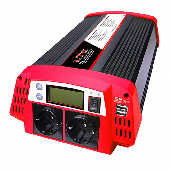 LTC Sinus Inverter Med Solcellsingång i gruppen Husvagn & Husbil / Elektronik / Batterier & Omvandlare / Inverter & Omformare hos Campingvaruhuset i Norden AB (71864)