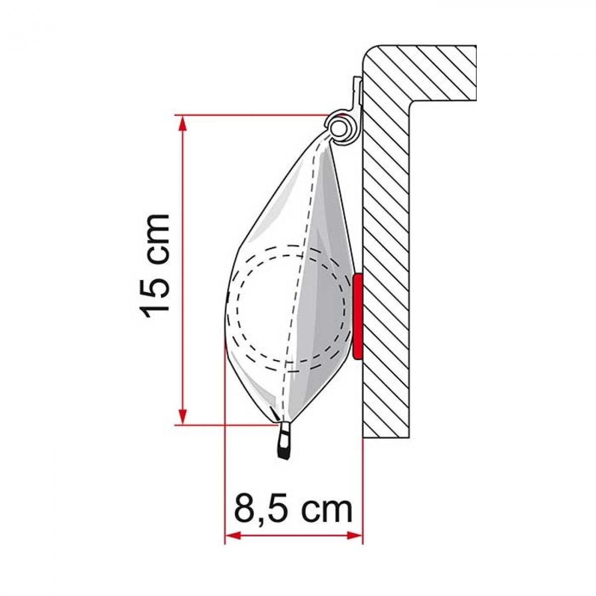 Fiamma Caravanstore ZIP XL i gruppen Förtält & Markiser / Markiser / Husvagnsmarkiser / Zip Markiser hos Campingvaruhuset i Norden AB (72453)