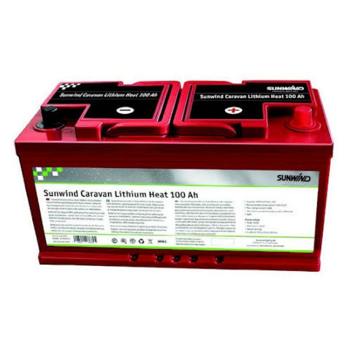 Lithiumbatteri 100Ah High Power HEAT i gruppen Husvagn & Husbil / Elektronik / Batterier & Omvandlare / Batterier hos Campingvaruhuset i Norden AB (72521)