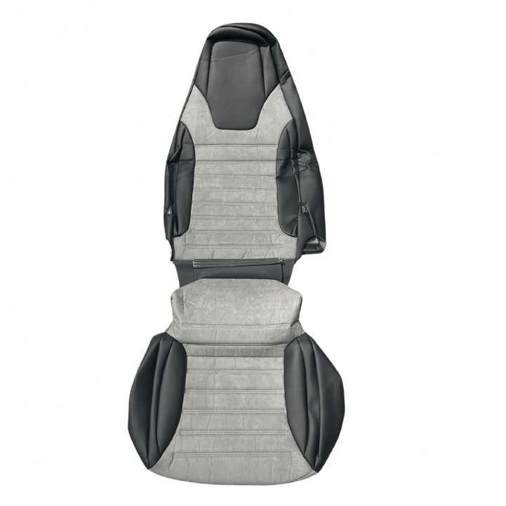 Överdrag Svart/Grå till Fiat Ducato 14- i gruppen Husvagn & Husbil / Textilmattor & Överdrag / Stolöverdrag hos Campingvaruhuset i Norden AB (72977)