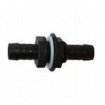 Tankgenomföring Dubbelnippel Rak 19mm