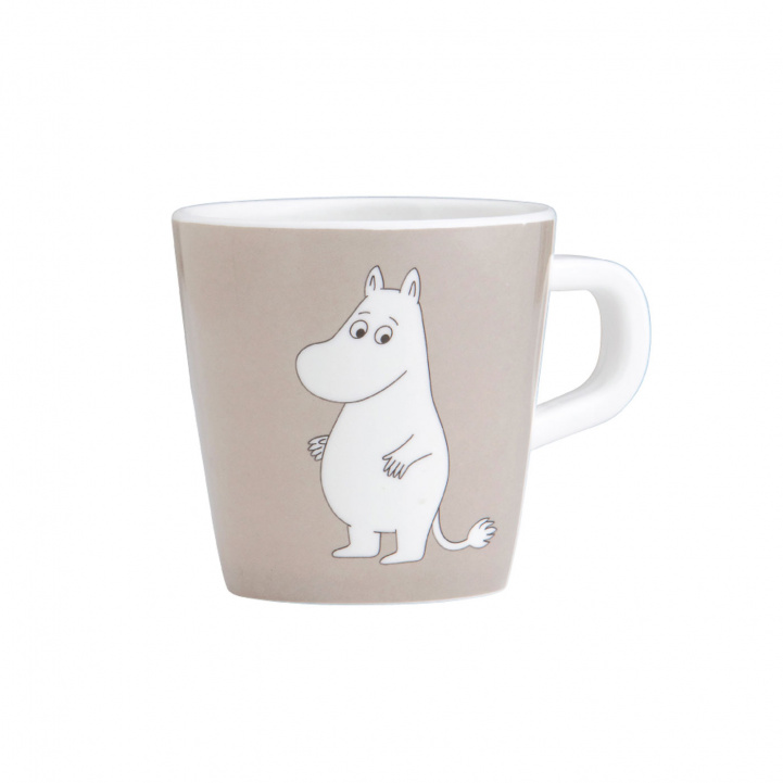Muminmugg Med Handtag Vatten & Bad Beige i gruppen Hushåll & Kök / Glas & Muggar / Muggar och Kaffekoppar hos Campingvaruhuset i Norden AB (73254)