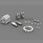 Fiamma Hållare Överliggare/Ben Vänster Kit 98671-01- Caravanstore