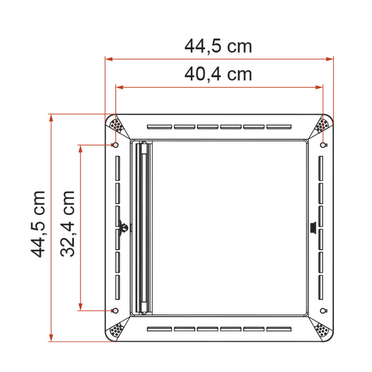 Mörkläggningsgardin Rollo 40x40 i gruppen Husvagn & Husbil / Kaross / Takluckor / Tillbehör till takluckor hos Campingvaruhuset i Norden AB (73455)