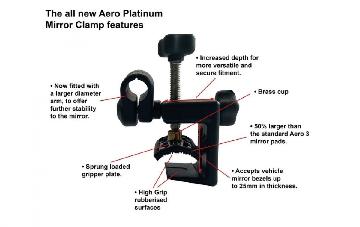 Milenco Backspegel Grand Aero Platinum i gruppen Husvagn & Husbil / Chassi / Backspeglar hos Campingvaruhuset i Norden AB (73518)