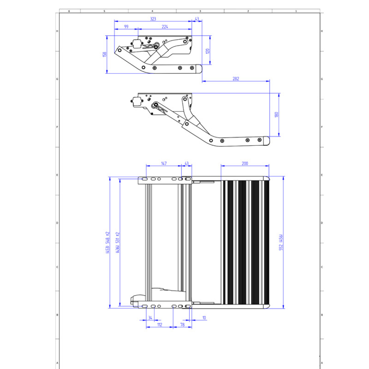 Thule V15 Step 12V 550 mm i gruppen Husvagn & Husbil / Chassi / Monterade Fotsteg hos Campingvaruhuset i Norden AB (73645)