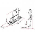 Fiamma Carry-Bike 200 DJ Van. Deep Black Fiamma Carry-Bike 200 DJ Van. Deep Black