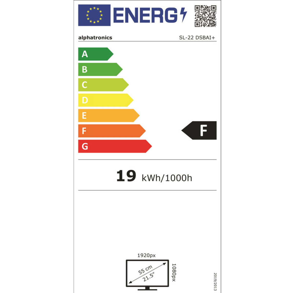 Smart-TV alphatronics SL-DSBAI+ 22 tum i gruppen Husvagn & Husbil / Elektronik / Tv, Bild & Ljud / TV hos Campingvaruhuset i Norden AB (73864)