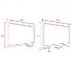 Smart-TV alphatronics SL-DSBAI+ 32 tum