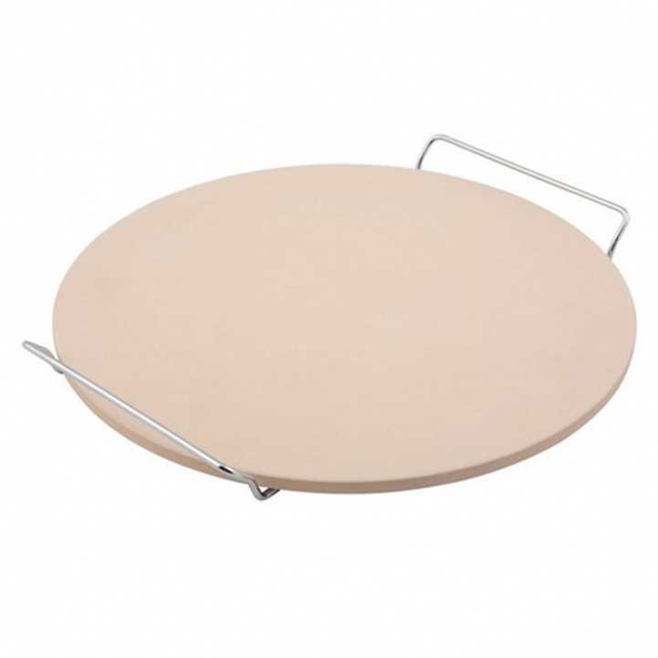 Pizzasten med Hållare 33cm i gruppen Hushåll & Kök / Grillar / Grilltillbehör hos Campingvaruhuset i Norden AB (73968)