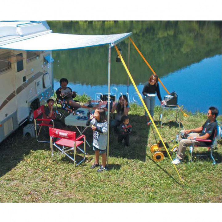 Tie Down Stormsäkringsband Gul i gruppen Förtält & Markiser / Markiser / Husbilsmarkiser / Fiamma Boxmarkiser / Tillbehör hos Campingvaruhuset i Norden AB (74026)