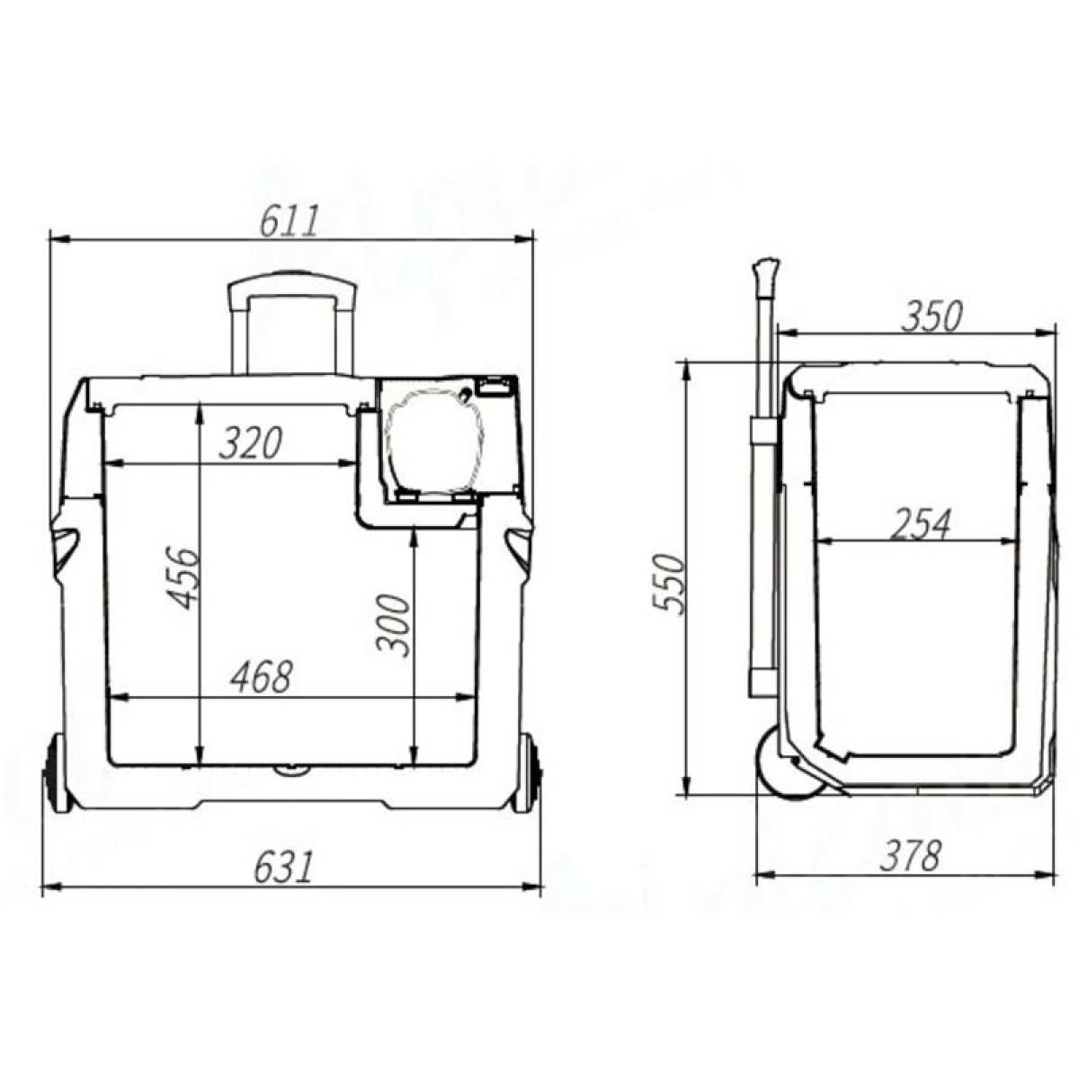 Smart Living Kompressorkyl 50L Cool Recharge i gruppen Husvagn & Husbil / Värme, Kyla & Ventilation / Kylskåp & Kylboxar / Kylboxar hos Campingvaruhuset i Norden AB (74037)