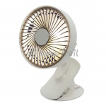 Uppladdningsbar Fläkt Med Clip & LED