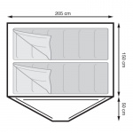 Festivaltält 2 Personer