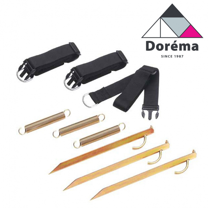Doréma Stormbandset 3-pack i gruppen Förtält & Markiser / Tillbehör-Reservdelar / Tillbehör Lufttält / Dorema Tillbehör Lufttält hos Campingvaruhuset i Norden AB (74863)