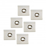 Kederlist Med Öglor Ø5/7mm 6 st Kederlist Med Öglor Ø5/7mm 6 st