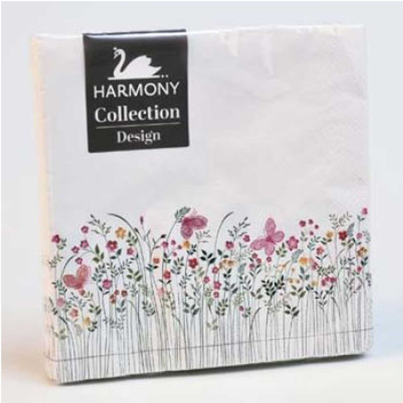 Servietten-Set „Enchanted Floral Meadow“ – 20 Stück, 33x33 Cm, Made In Germany Mit Bezauberndem Blumenmotiv
