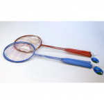 Badmintonset 2 st Rack & 1 st Fjäderboll Badmintonset 2 st Rack & 1 st Fjäderboll