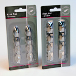 Krok 8 st 27x15 mm Självhäftande Krok 8 st 27x15 mm Självhäftande