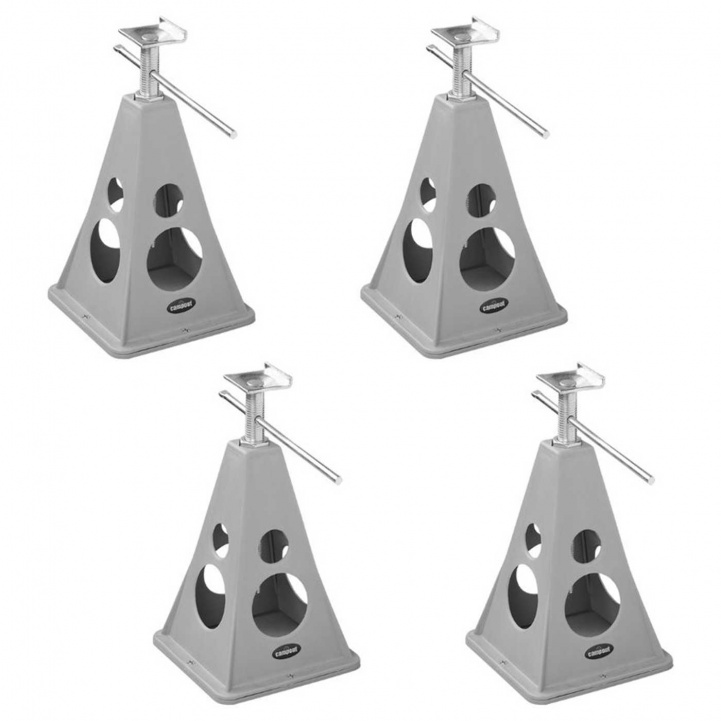 Campout Stödbock Plast 750 kg/st 4-Pack i gruppen Husvagn & Husbil / Chassi / Stödben hos Campingvaruhuset i Norden AB (76640)