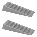 Campout Nivåkloss 75 mm Grå 2-Pack  Campout Nivåkloss 75 mm Grå 2-Pack