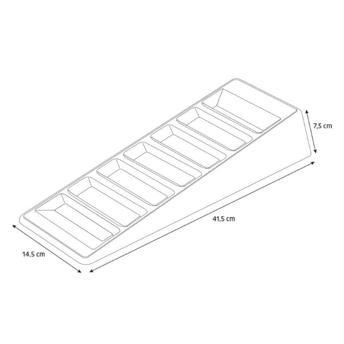 Campout Nivåkloss 75 mm Grå 2-Pack i gruppen Husvagn & Husbil / Chassi / Nivåklossar hos Campingvaruhuset i Norden AB (76668)