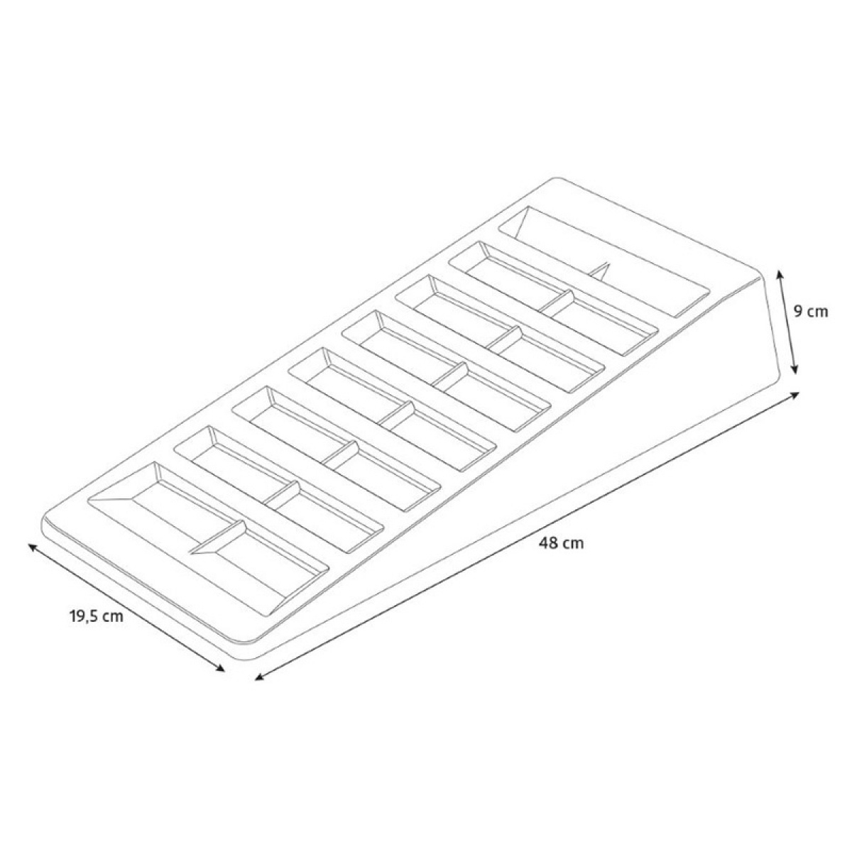 Campout Nivåkloss 90 mm 2-Pack i gruppen Husvagn & Husbil / Chassi / Nivåklossar hos Campingvaruhuset i Norden AB (76669)