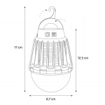 Campout Campinglykta med Insektsdödare
