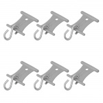 ProPlus Hängare Med S-krok För Tältskenor 5/6mm Och 7/8mm 6-pack ProPlus Hängare Med S-krok För Tältskenor 5/6mm Och 7/8mm 6-pack