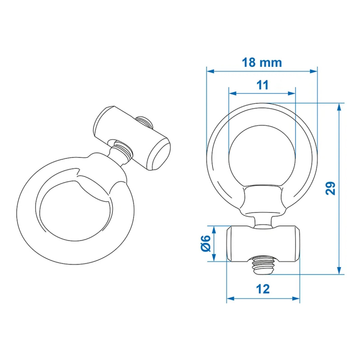 ProPlus Stoppskruv För Markisskenan 6-8mm 2-Pack i gruppen Förtält & Markiser / Tillbehör-Reservdelar hos Campingvaruhuset i Norden AB (76726)