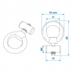 ProPlus Stoppskruv För Markisskenan 6-8mm 2-Pack ProPlus Stoppskruv För Markisskenan 6-8mm 2-Pack